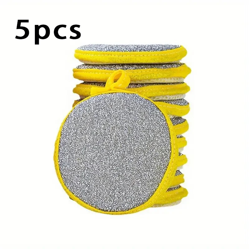 Double-Sided Dish Sponge with Scrubber – Absorbent Kitchen Cleaning Tool