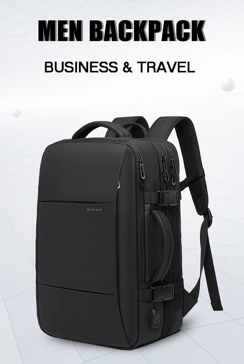 Expandable Travel Backpack with Laptop Compartment