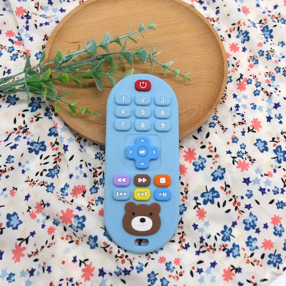 Silicone Teething Remote Control Toy for Babies