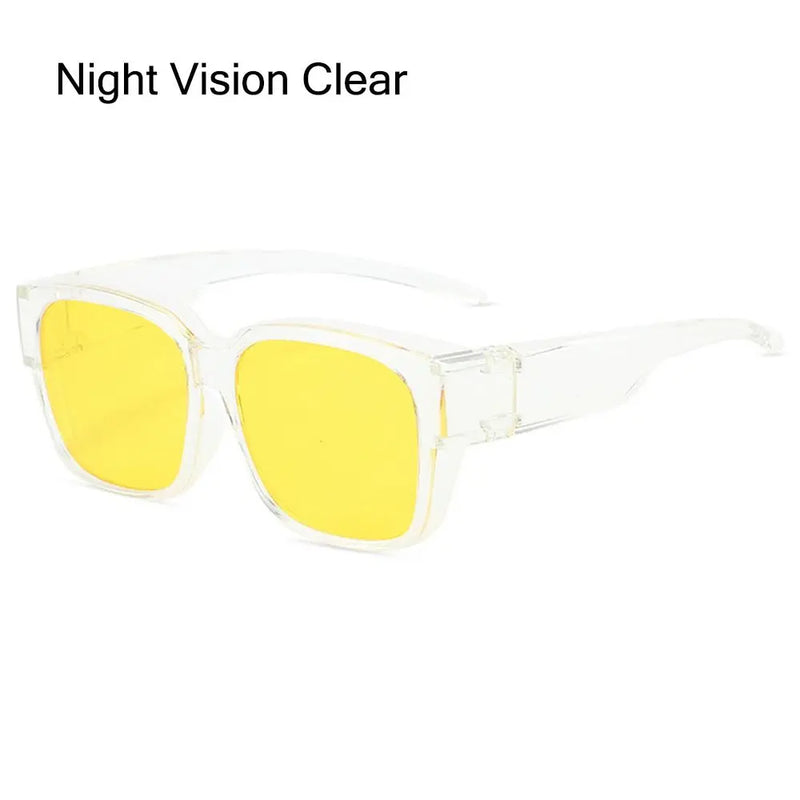 Oversized Polarized Fit-Over Sunglasses