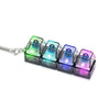 LED Light-Up Keyboard Keychain Fidget Toy