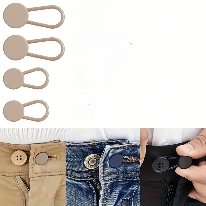 Adjustable No-Sew Jeans Waist Extender