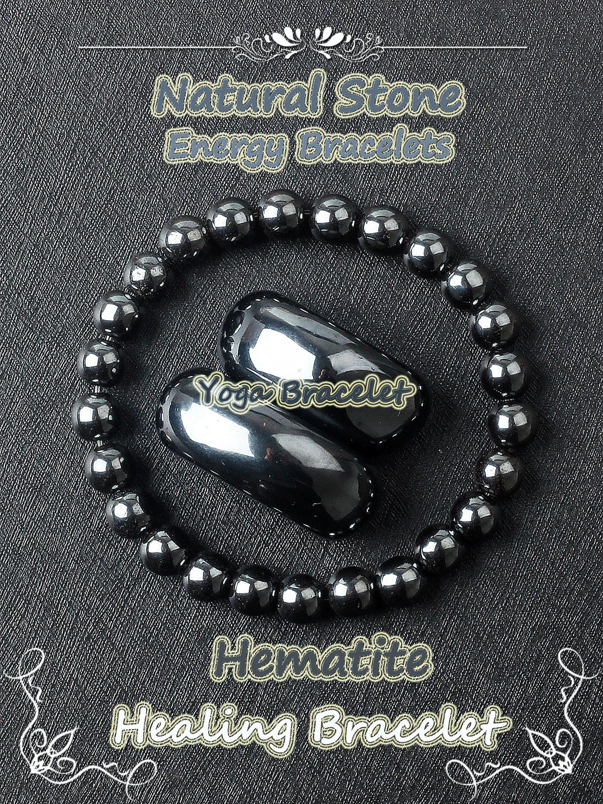 Beruhigendes Amethyst Heilkristall-Armband