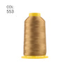 High-Tenacity Polyester Embroidery Thread (120D/2, 40wt) for Home & Industrial Machines