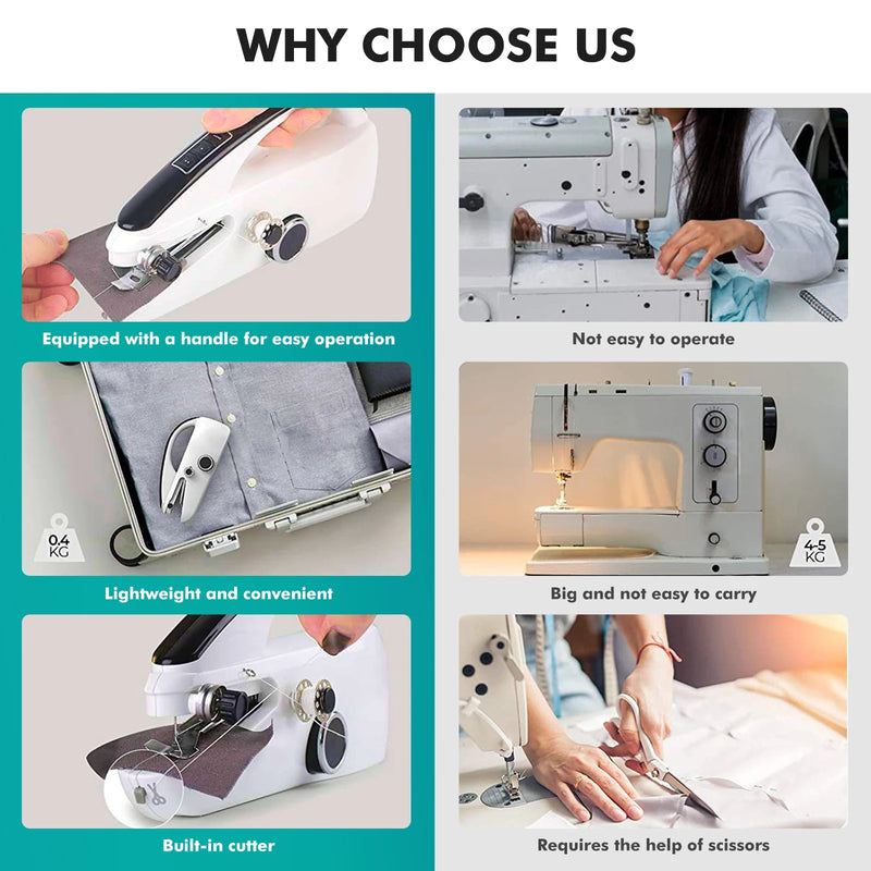 Portable Handheld Electric Sewing Machine