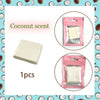 A package of coconut scent silicone diamond painting clay with a stick is shown next to a block of the same clay.