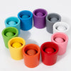Montessori Wooden Color Stacking Cups