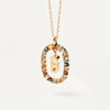 925 Sterling Silver Initial Letter Pendant Necklace
