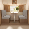 Stretch Jacquard RV Dinette Cushion Covers (2-Piece Set)