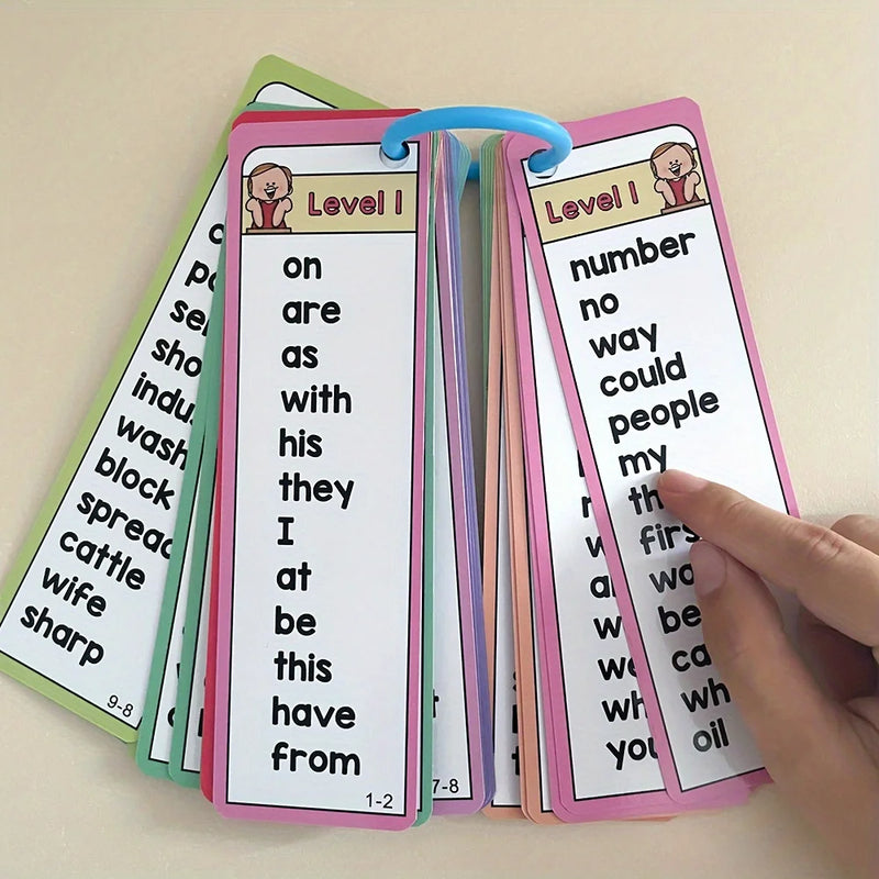 Tarjetas de Palabras Esenciales para Lectores Principiantes