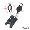 Heavy-Duty Retractable Badge Holder with Card Cover