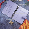 A5 PU Leather Photo & Card Organizer Binder with 4-Pocket Sleeves