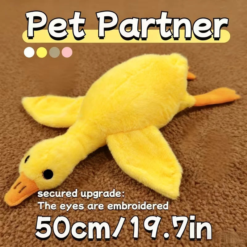 Soft Colorful Duck Plush Toy for Pets