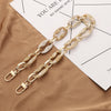 Acrylic Resin Chain Bag Strap for Purses and Crossbody Bags