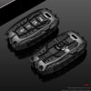 A black protective key fob cover for Hyundai and Kia models shown in a studio setting.