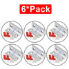 Ultra-Thin Magnetic Cabinet Catch - Invisible Adhesive Door Stopper