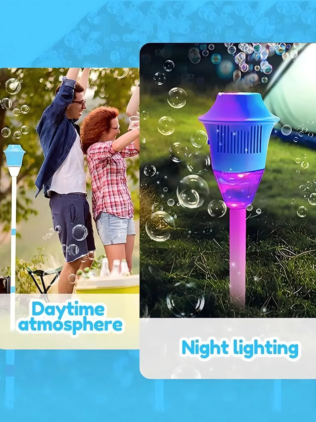 LED Bubble Machine for Parties — Cordless, Automatic