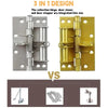 3-in-1 Self-Closing Door Hinge with 90° Positioning