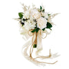 Champagne Ivory Artificial Rose Wedding Bouquet