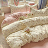 Washed Microfiber Duvet Cover Set with Pillowcases