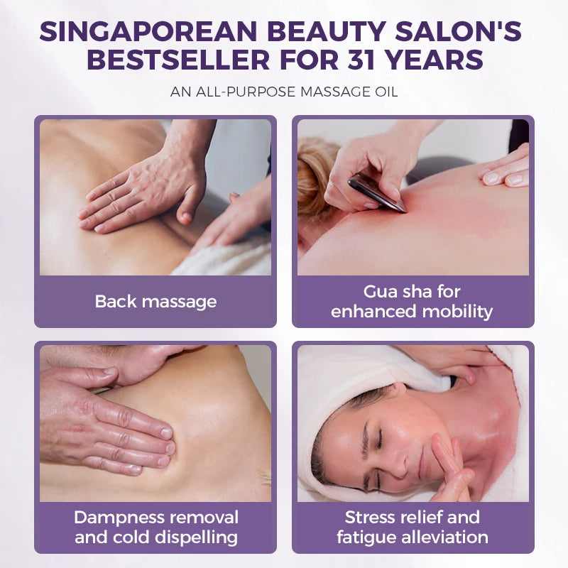 Lavender Massage Oil for Relaxation & Skin Care