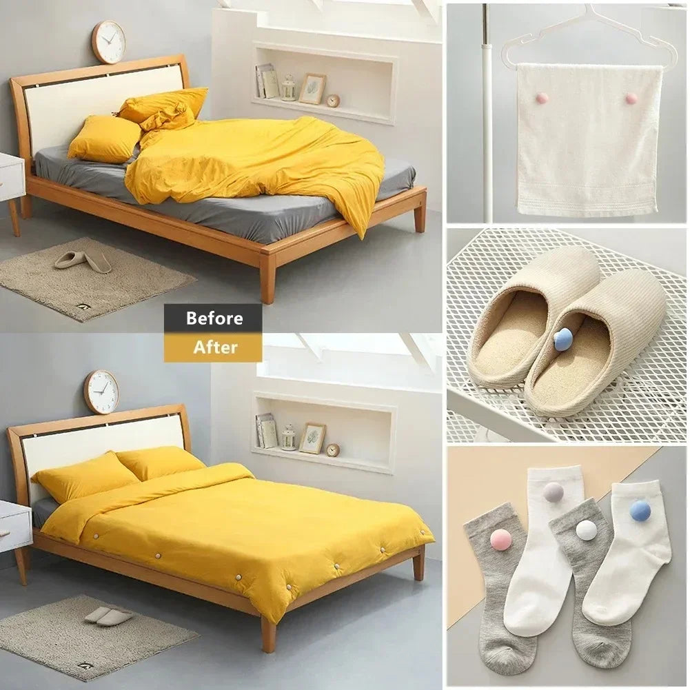 Mushroom Quilt Clips – Anti-Slip Duvet Fasteners