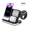 7-in-1-Ladestation mit Wecker für Smartphone, Smartwatch und In-Ear-Kopfhörer