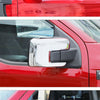 Carbon Fiber Look Mirror Cover for Ford F-150 (2021-2025)