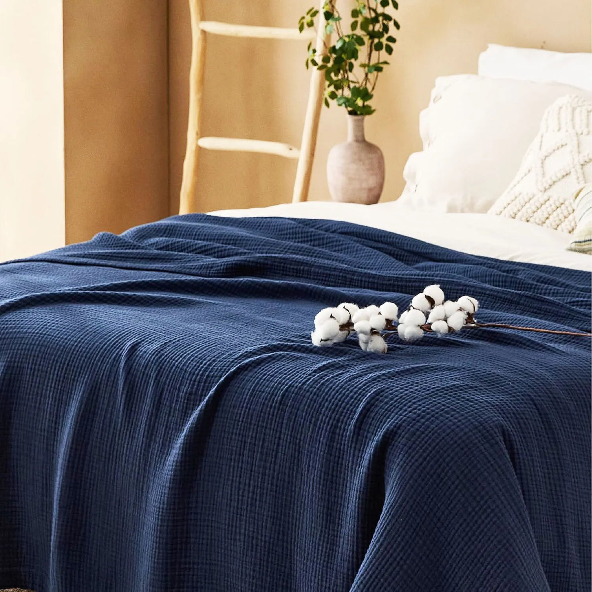 6-Layer Cotton Muslin Blanket – Lightweight & Breathable for All-Season Comfort