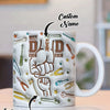 Taza de Café Personalizada 3D para Papá