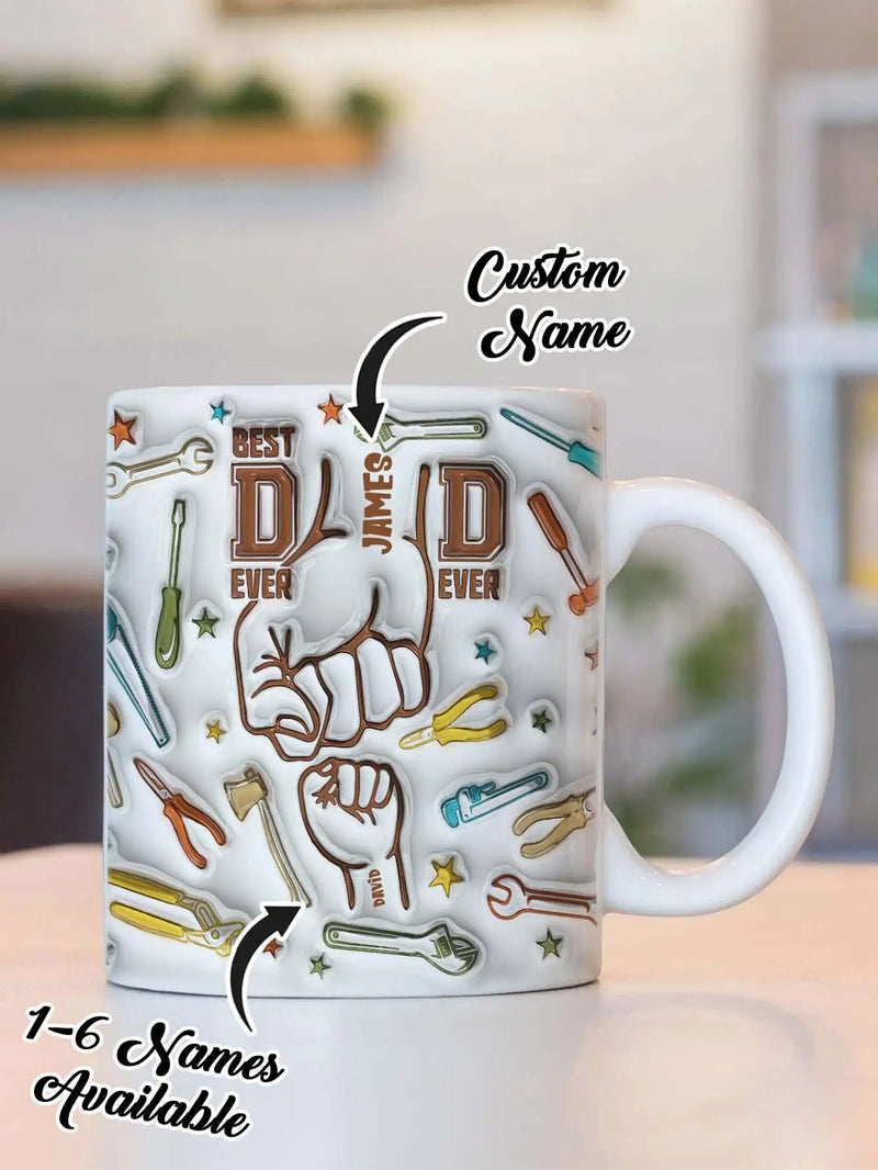 Taza de Café Personalizada 3D para Papá
