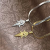 Triple Moon Goddess Pendant Necklace