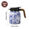 Vintage Floral Insulated Tea Kettle with Infuser