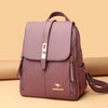 Vintage Leather Women's Backpack with Spacious Interior
