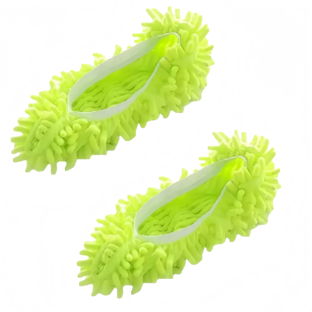 Chenille Dust Mop Slippers for Hands-Free Floor Cleaning