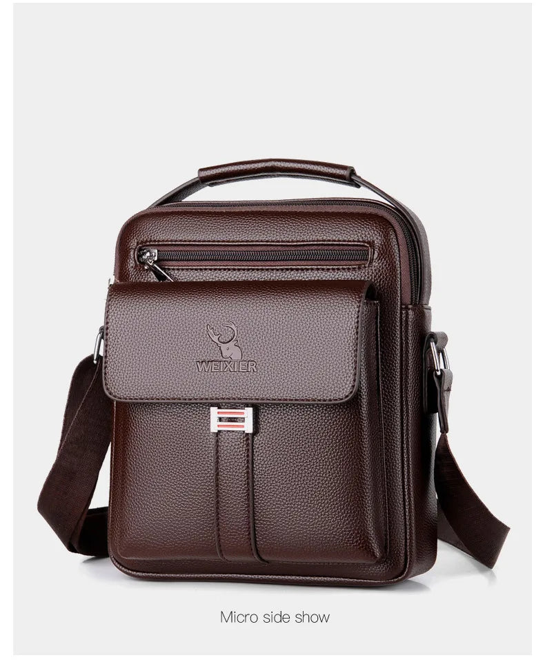 Vintage Waterproof Crossbody Messenger Bag for Men