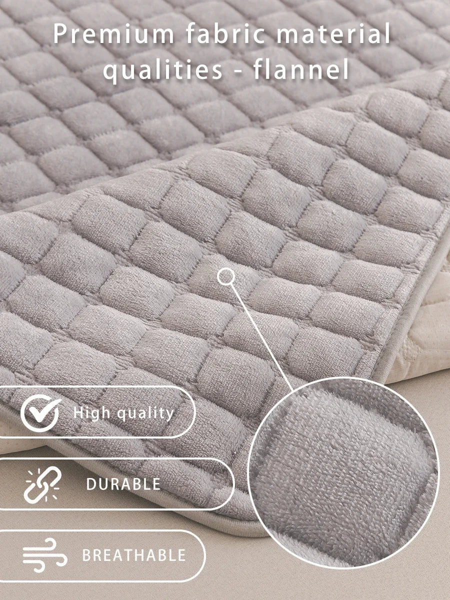 L-Shaped Corner Sofa Cover with Anti-Slip Backing