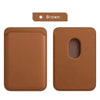 Leather Magnetic Card Holder Phone Case with MagSafe Compatibility