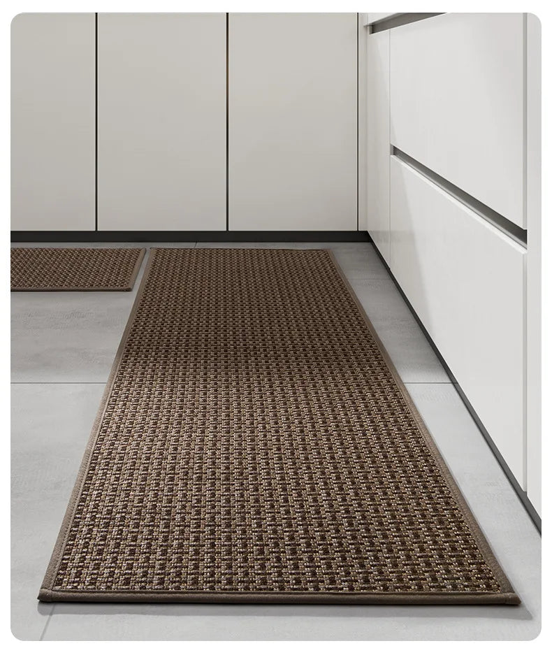 Absorbent Kitchen Runner Mat with Non-Slip Rubber Backing
