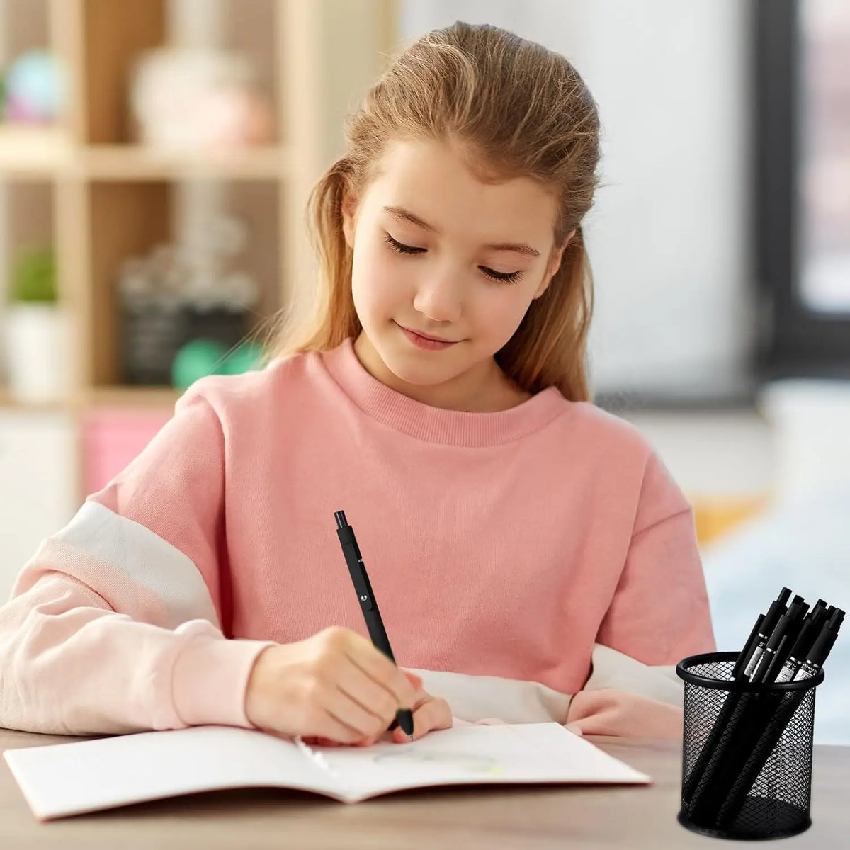 Premium Fine Point Gel Pens with Refills (10 Pens + 5 Refills)
