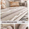 Cozy Anti-Slip Sofa Cover with Plush Fleece for L-Shaped and Standard Sofas