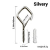 Square Snap Safety Hooks for Hanging and Organizing