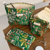 Vintage Floral Cosmetic Bag - Portable Makeup & Toiletry Organizer
