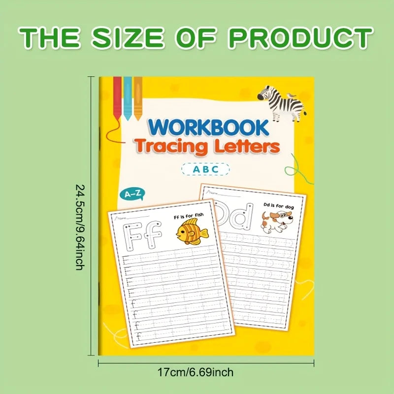 A-Z Alphabet Practice Book with Coloring Activities for Kids