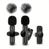 Wireless Lavalier Microphone for Smartphones and Cameras