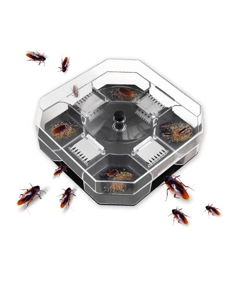 Chemical-Free Cockroach Trap with 3 Bait Packs