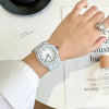 Casual Quartz Wristwatch with Plastic Strap