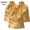 Satin Wig Storage Bags with Drawstring Closure