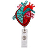 Glitter Acrylic Retractable ID Badge Reel
