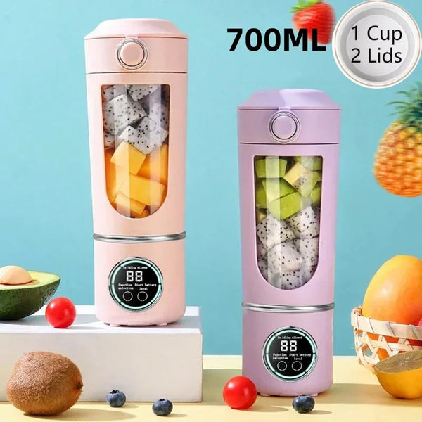 Portable USB-C Rechargeable Blender Bottle